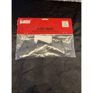 KAISH Pickguard Black Plate Black 1 Ply With Bracket New